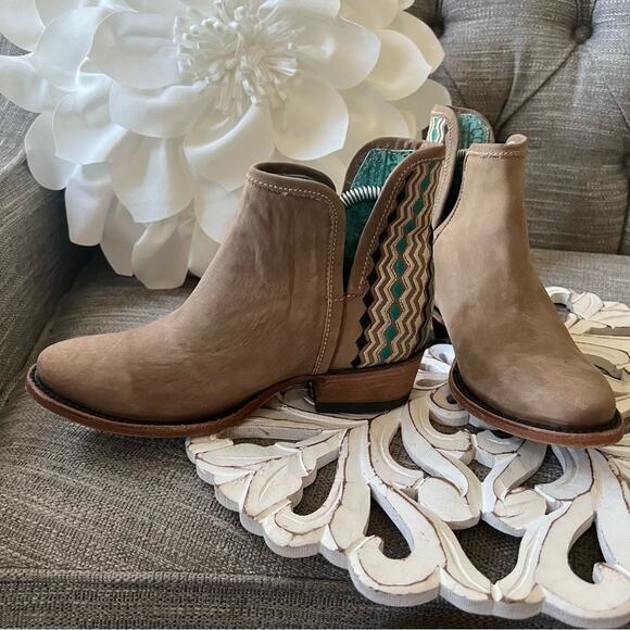 Corral Ankle Western Cowboy Boots Women’s 6.5 - Picture 3 of 10